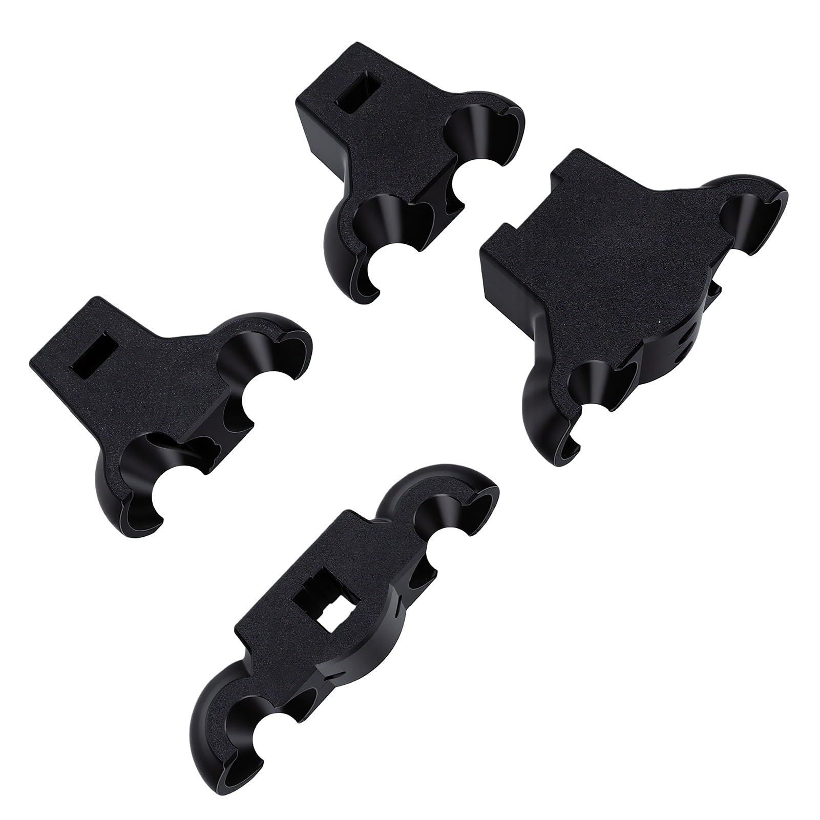 Tnfeeon Fahrradtrainer Rocker Base, 4er-Pack Kunststoff-Fußplattenplatte