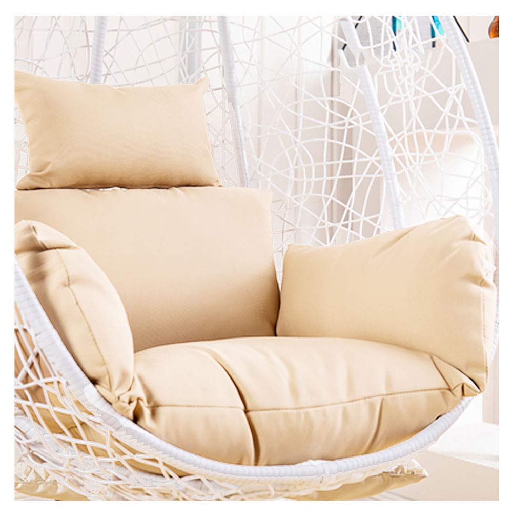 Coussin de siège pour panier suspendu ergonomique pour soulager le dos en position assise