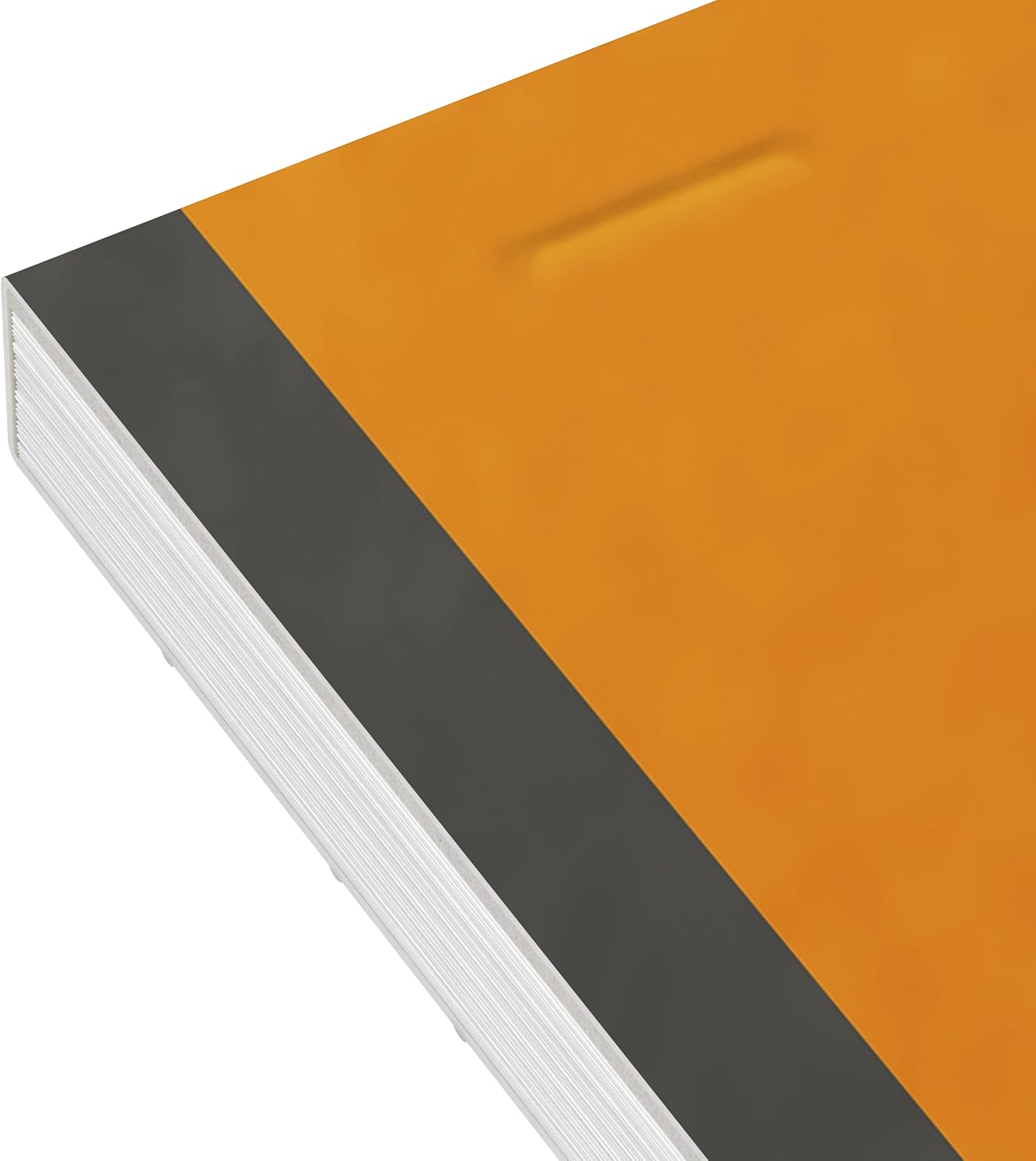 OXFORD 100101876"International" Notepad | 1 Piece | A4 + | 80 GSM | Checkered 5 mm | 4-Hole Perforated | 160 Sheets | Notepad with stapling | Gray