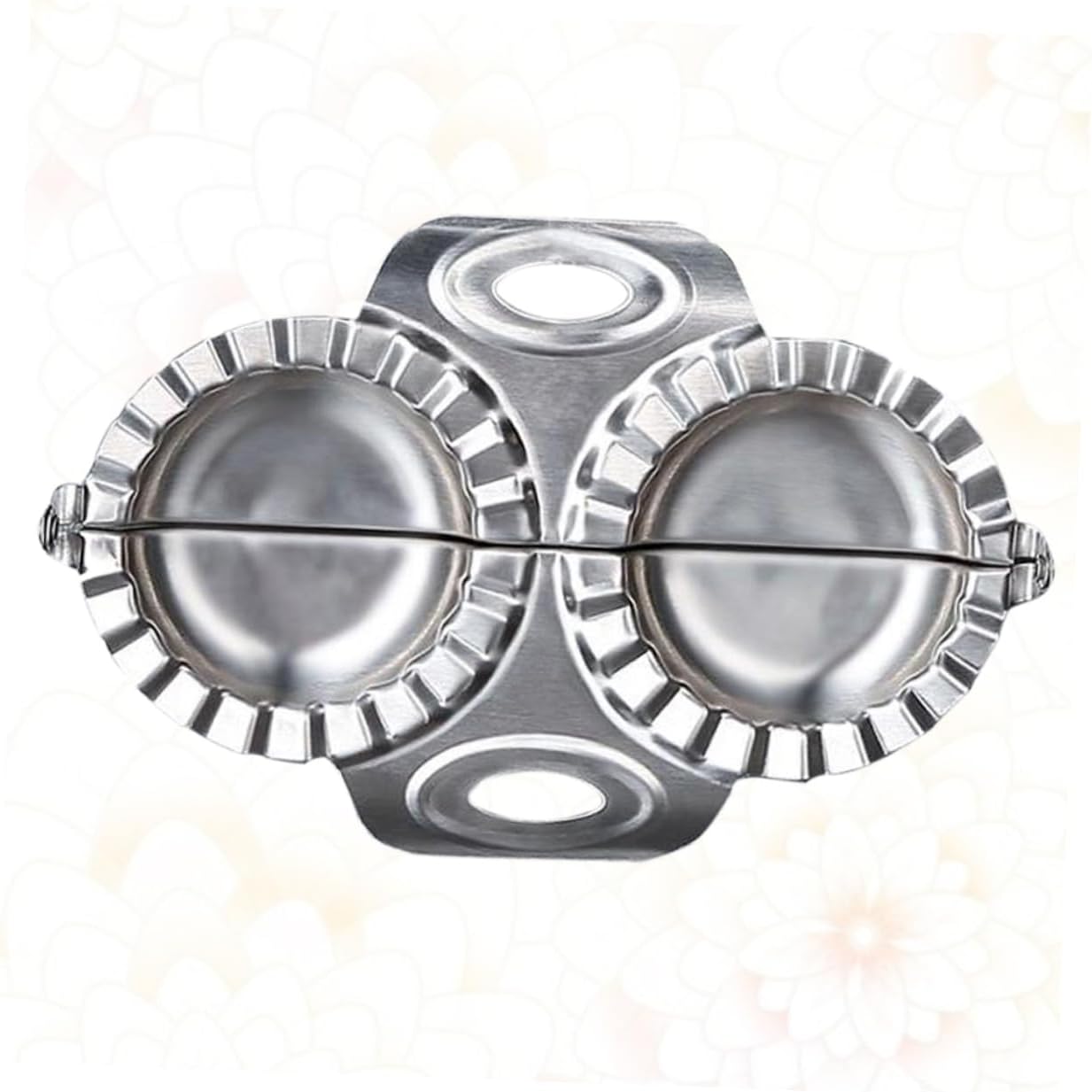 Ciieeo Stainless Steel Dumpling Mold Tool Stainless Steel Dumpling Maker for Home Restaurant Design Easy to Use Silver