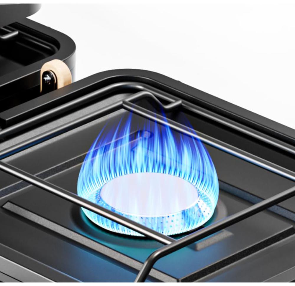 Amazon.com: AFFLUENT 2 Burner Propane Camping Stove with Grill and