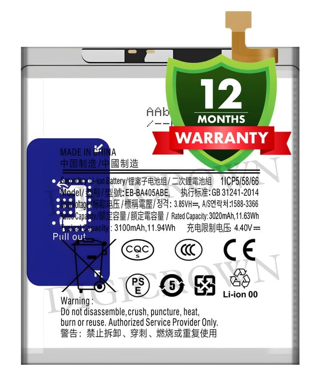Image of Original EB-BA405ABE Battery Compatible for Samsung Galaxy A40 (SM-A405F) - (3100mAh) - 1 Year Warranty DF7