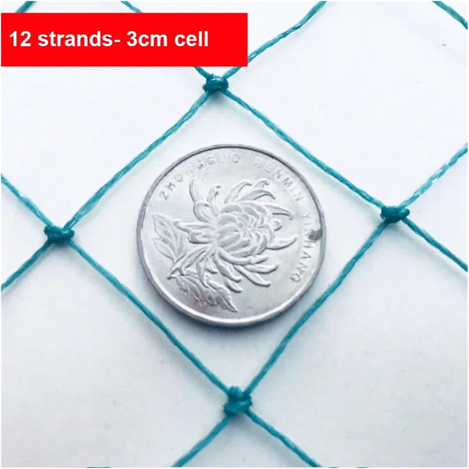 Heavy Duty Anti Bird Netting Net Garden Fence and Crops Protective Fencing Mesh Anti Bird Deer Cat Dog Chicken Net Fishing Net(3cm Net Grid,2Mx10M)
