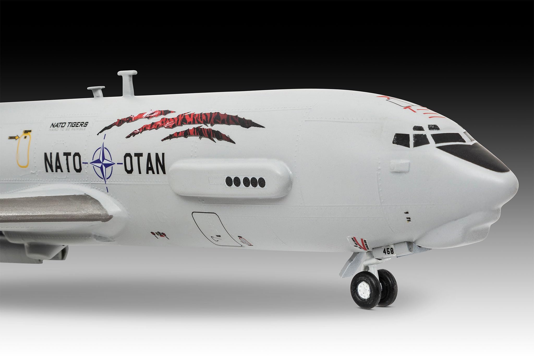 Revell 63794 zestaw modeli Boeing E-3A skala 1:144 niezabudowany/niepomalowany plastikowy model zestaw z akcesoriami