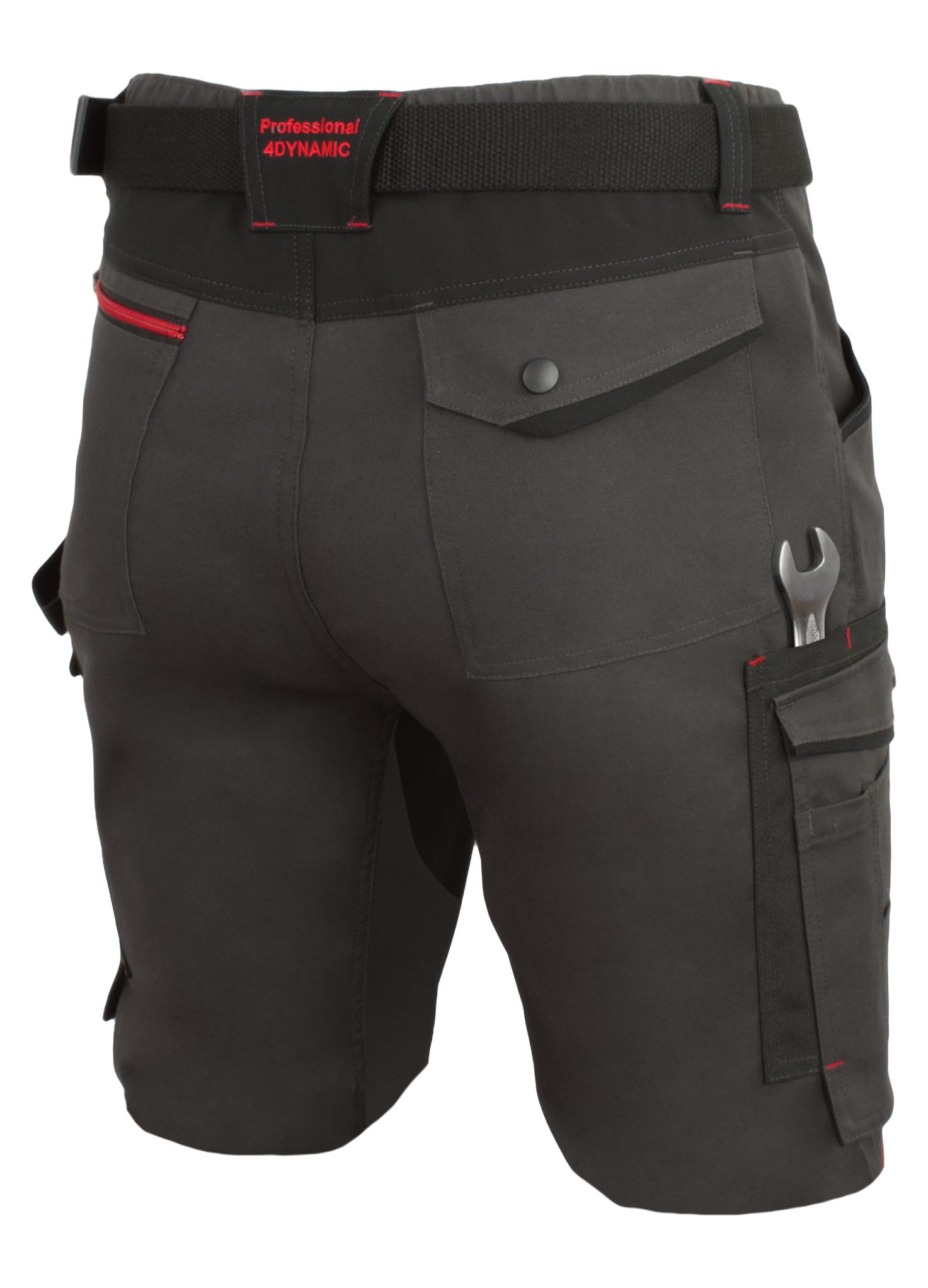 ART.MAS Berufliche Arbeitshose Professional4DYNAMIC – Kniehose mit 4-Wege-Stretch, Oxford-Verstärkungen, viele Taschen