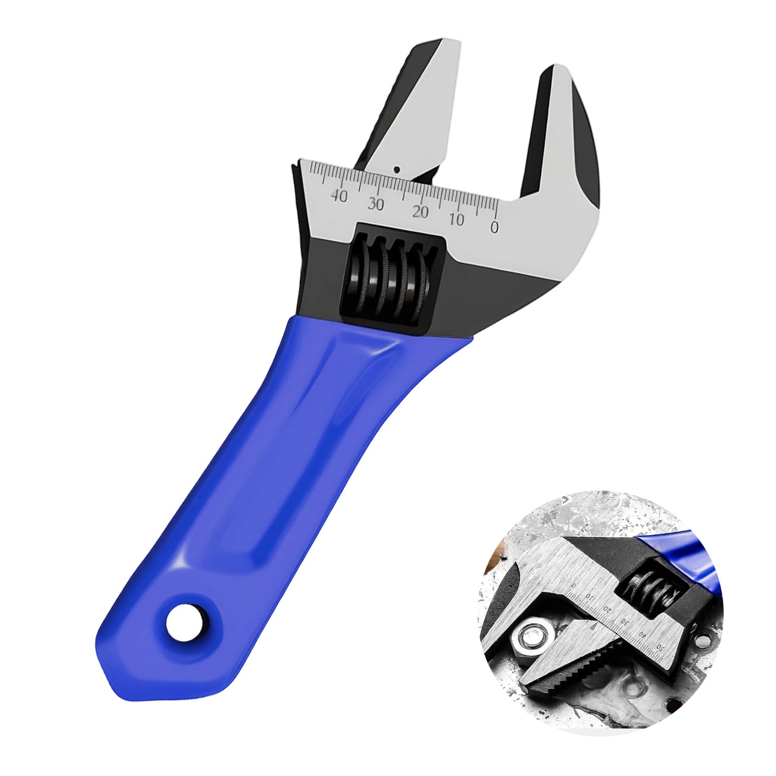 ZynoMUCH 6-Inch/156mm Wide Mouth Adjustable Wrench and Pipe Wrench