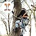RANLOVE Tree Climbing Spikes Set, 304 Stainless Steel Adjustable Tree Climbing Spike 2 Gears and Non-Slip Pedal, Tree Climbing Spikes Tool for Climbing Trees, Picking Fruit (Leather with Belt)