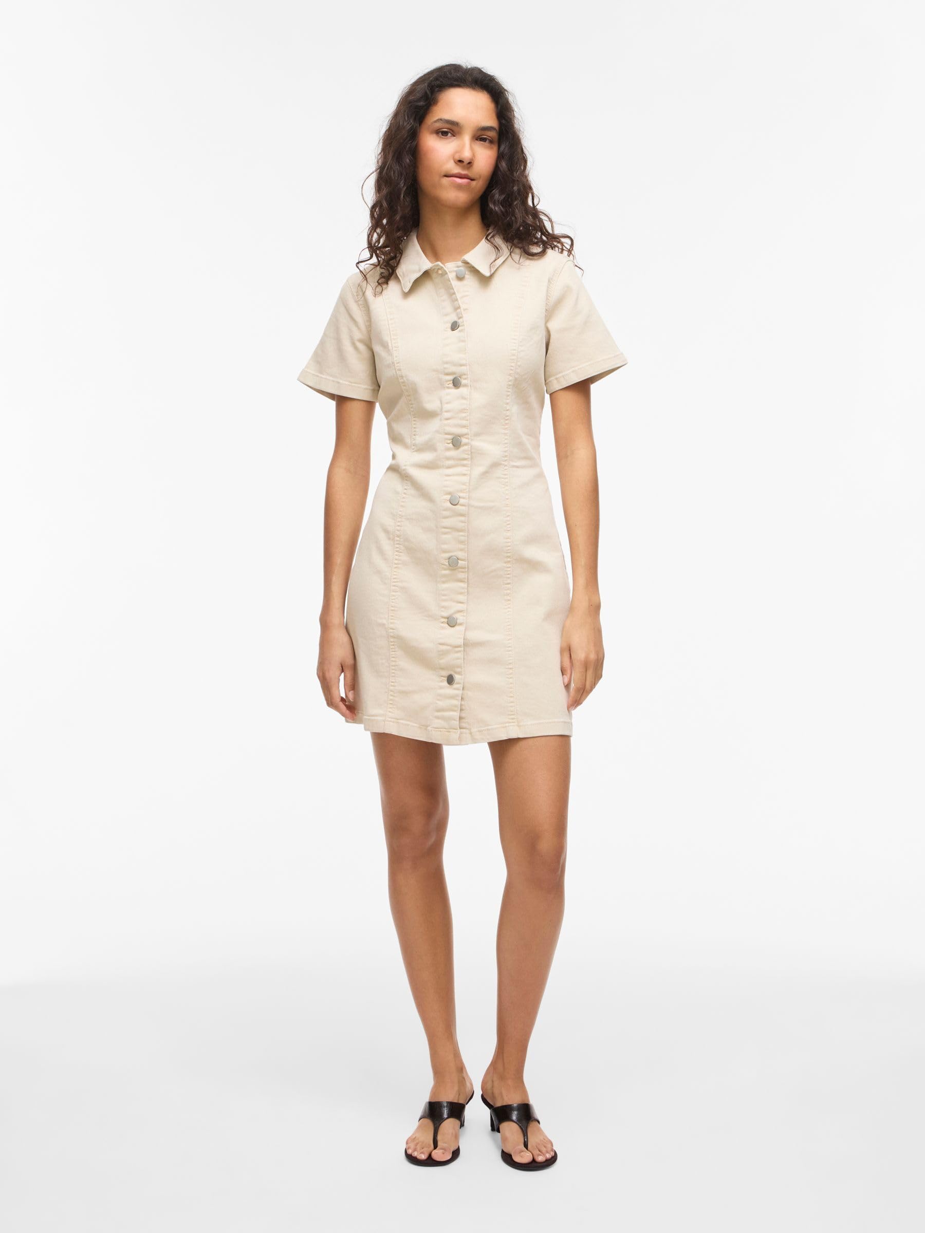 Vila Female Jeanskleid VINISA Kurzes