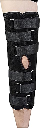 Estabilizador unisex de inmovilización de rodilla y pierna para recuperación poscirugía, fracturas de rodilla, inestabilidad, ACL, MCL, desgarro de