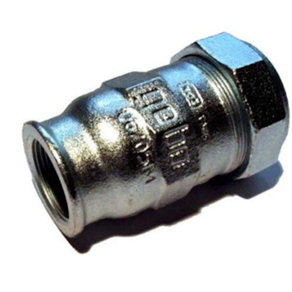 Gebo - Raccord compression quick pour tube Acier/PE 19,7-21,8mm - Femelle 1/2: Bride de compression, manchette avec bride droite-2 1/2