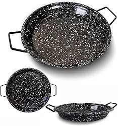 Tacho de Ferro Esmaltado Paellera 50cm Diâmetro