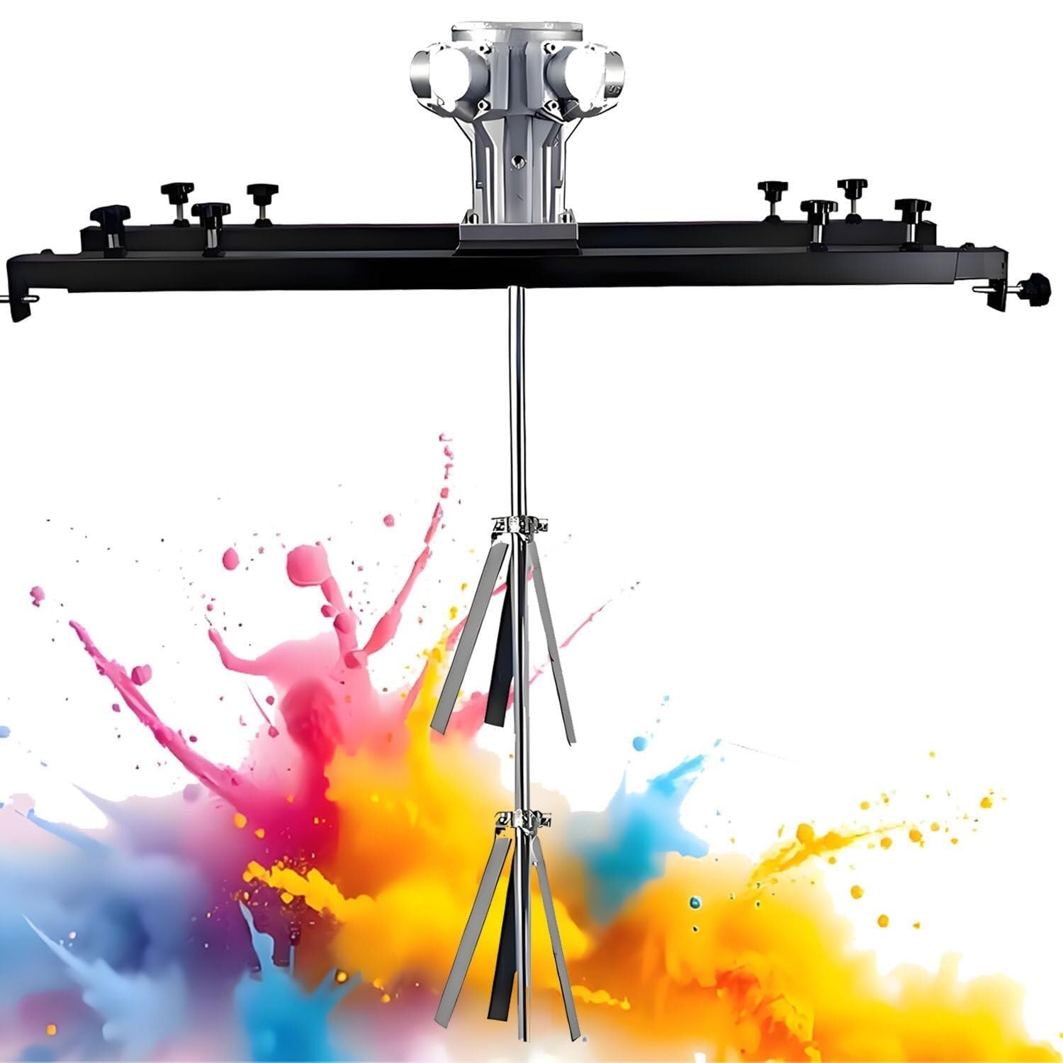 JKJZSALJ Electric Tank Mixer Machine, Ibc Paint, Agitator With Support Suspension, Foldable Propeller, Adjustable Size, For Ink Dissolver,3cylinders