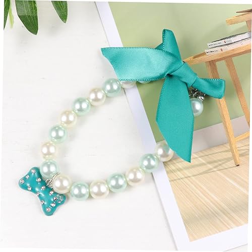 Miniatura 8 de MARMERDO Gargantilla de cristal hecha a mano, collares con dije, collar de cachorro, collar de perro de perlas para gato, collar de mascotas,