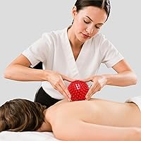 Vista 3 de Bolas de masaje con puntas, 3 unidades (firmes, medianas y suaves) bola masajeadora muscular para pies, espalda, cuello, músculos, rodillo