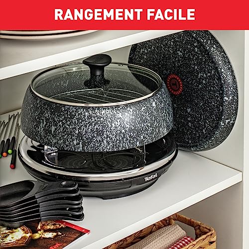 TEFAL Raclette Fondue Crêpes 6 personnes Cheese'N'Co RE12C812 - vue 10