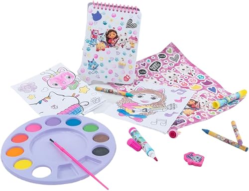 Miniatura 5 de Innovative Designs Gabby's Dollhouse Creativity Fun Kids Art Set para colorear, pintar y manualidades