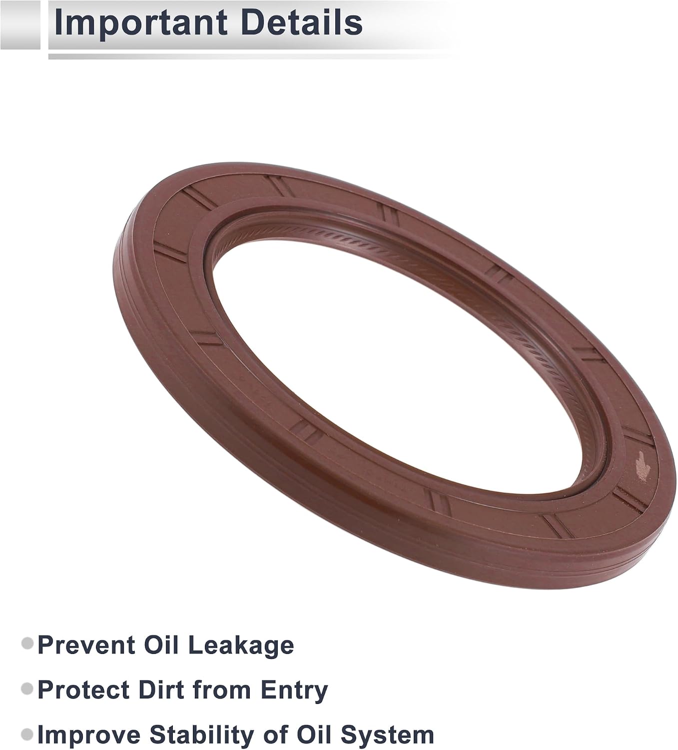 Rear Crankshaft Oil Seal for Hyundai Veloster 2011-2017 No.214432B000 NBR Rubber Engine Main Seal 1 Pc
