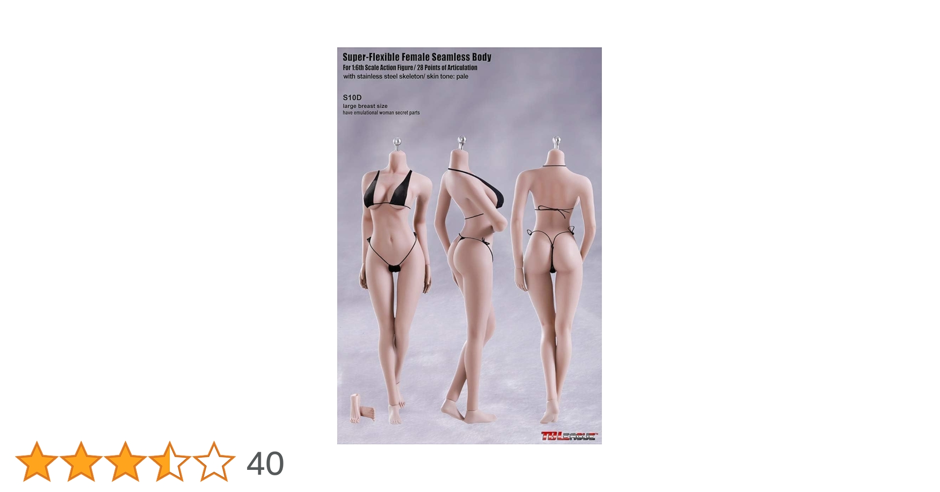 Amazon.co.jp: TBLeague 1/6スケール 超柔軟性シームレス女性素体