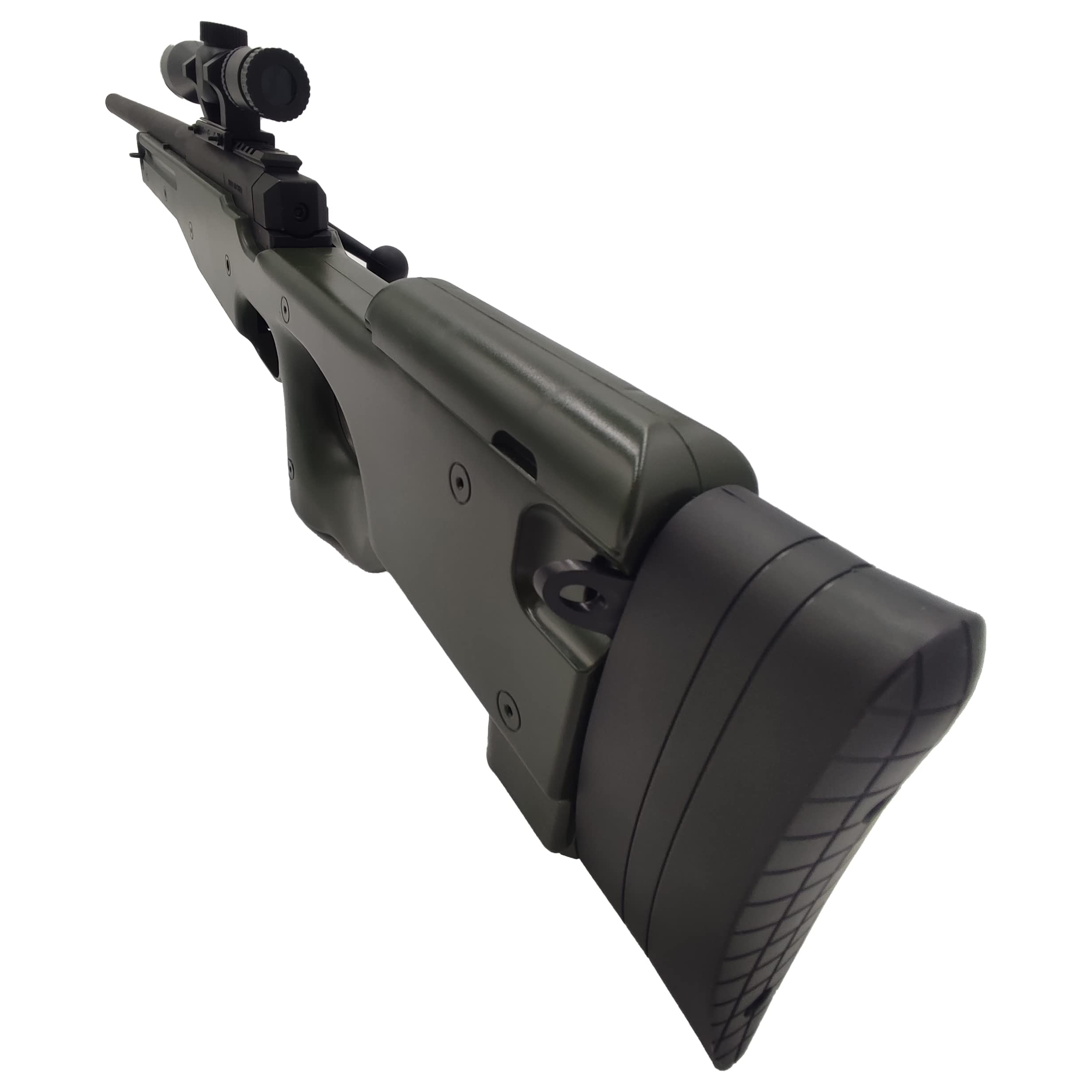 CYBERGUN Fucile Airsoft Mauser SR/Modello a molla/Colori: verde OD e nero/Potenza 1 Joule