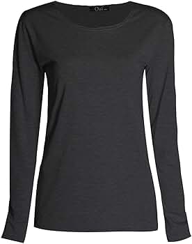 dDdDdDd　BIG DRAWSTRING LONG-SLEEVE T Amazon.com: Loxdonz Girls Plain Long Sleeve Scoop Neck T