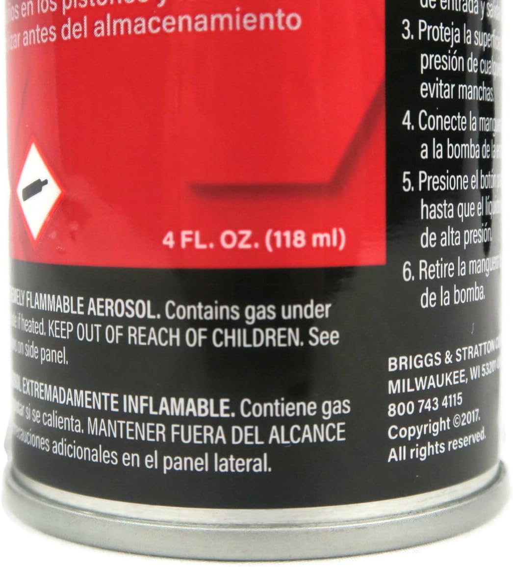 Briggs & Stratton Genuine OEM 6039 Pressure Washer Pump Saver 4 oz. (2 Pack)