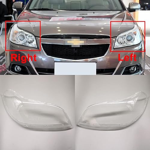 Un par de pantallas transparentes para faros delanteros de cristal para Chevrolet Epica 2007-2015