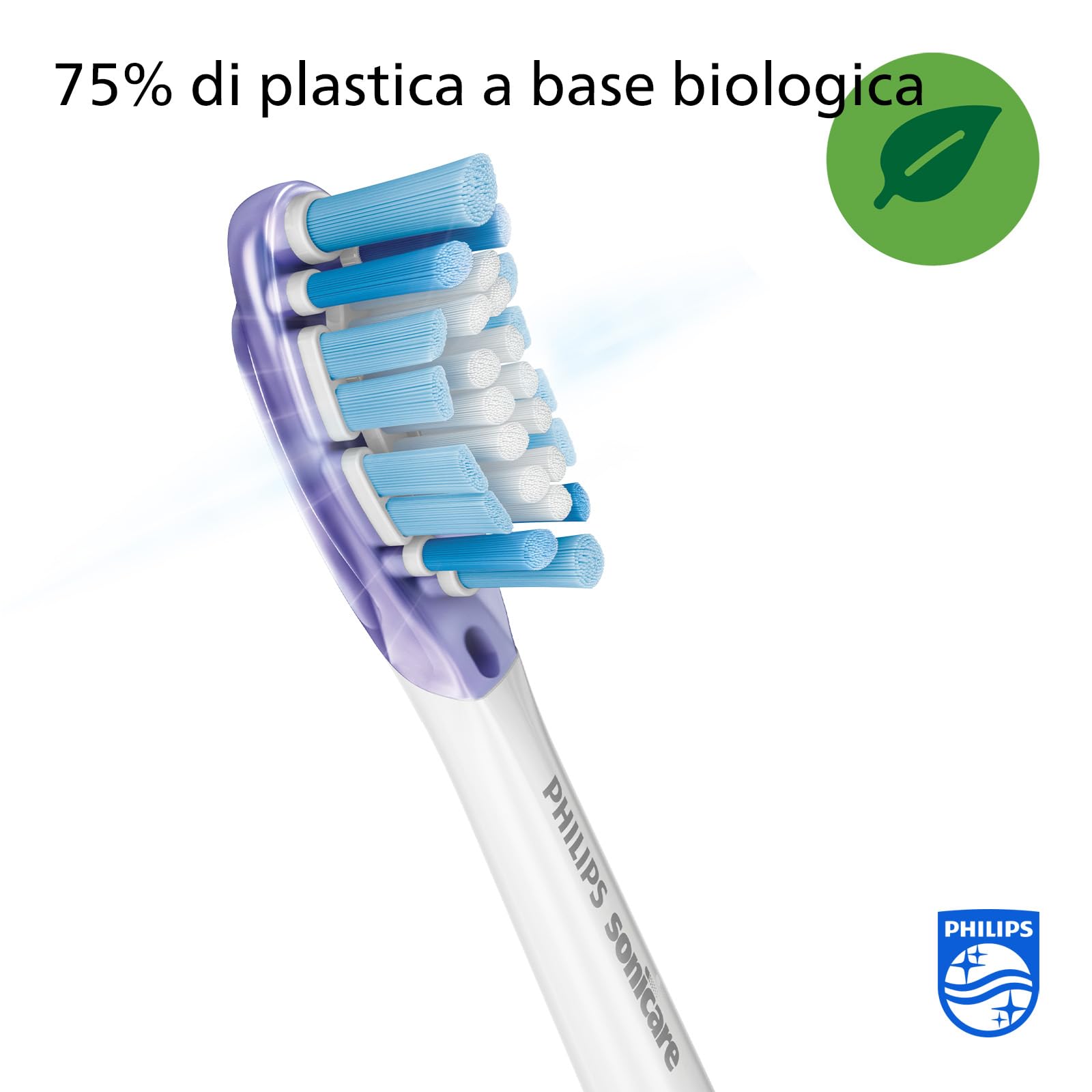 Philips Sonicare HX9054/17 Pack da 4 Testine di Ricambio G3 Premium Gum Care, con RFID e Tecnologia Adaptive, Per Gengive Sane, Bianco
