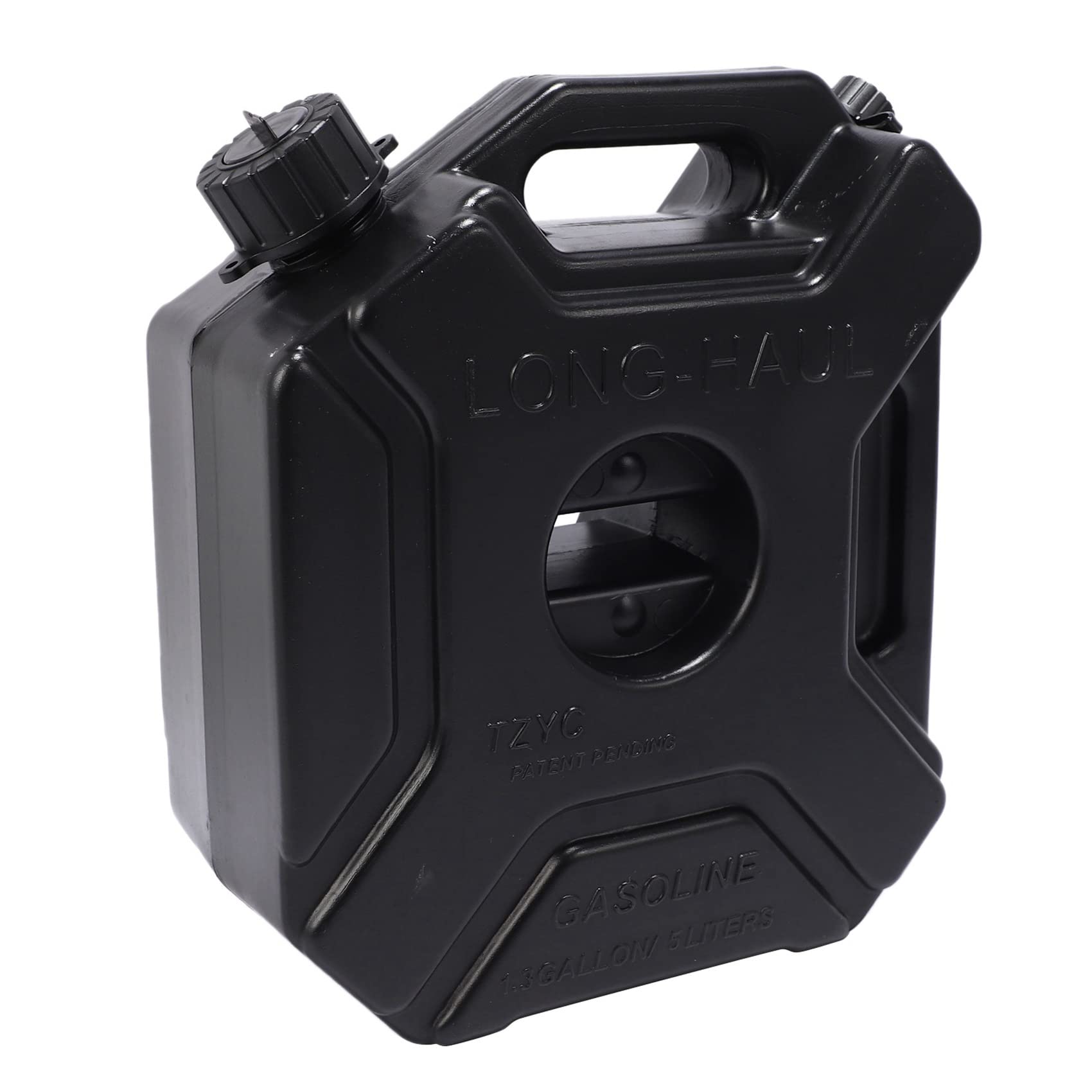 3X 5L Liter Schwarzer Kraftstoff Tank Können Auto Motorrad Ersatzbenzin Öltank Backup Jerrycan Kraftstoffkrüge Kanister mit Schloss & Schlüssel