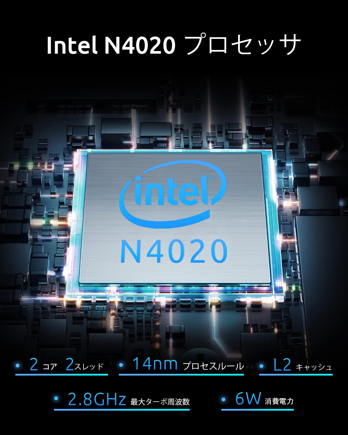 Amazon.co.jp: BMAX ミニPC Celeron N4020 6GB DDR4 128GB eMMC 最大