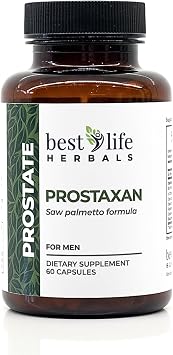 Best Life Herbals ProstaXan Saw Palmetto Supplement for Mens Prostate and Bladder Health - 1 Bottle