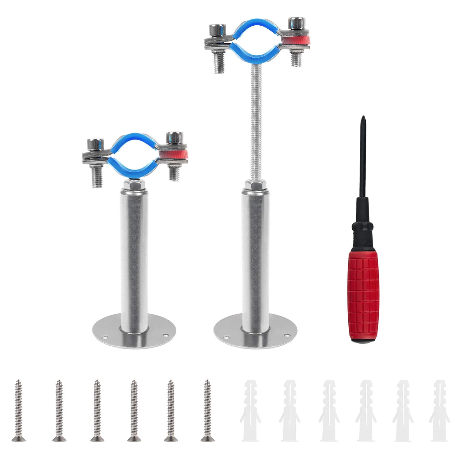 Collier de serrage en acier inoxydable 304 pour tuyauterie apparente esthétique