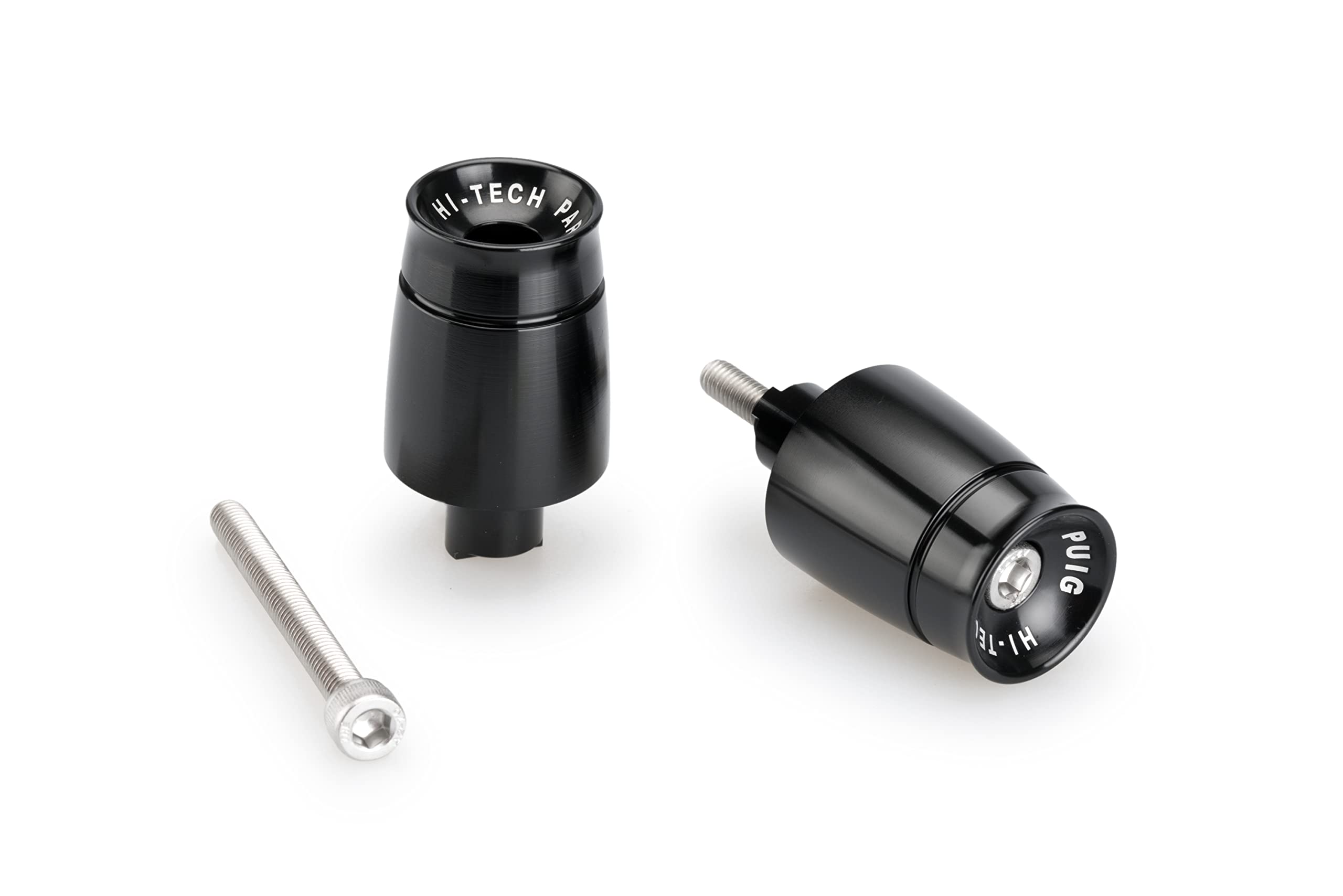 Puig Black Sport Bar Ends Kawasaki Ninja 7 Hybrid 2024-2025