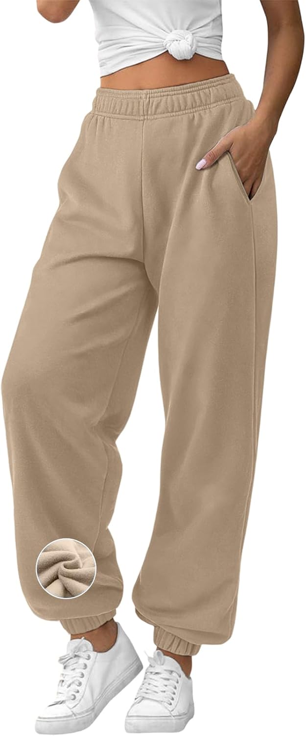 ATHMILE Sweatpants Women Baggy Lounge Pants Workout Gym Active High Waisted Comfy Joggers for Women Fall Clothes 2025