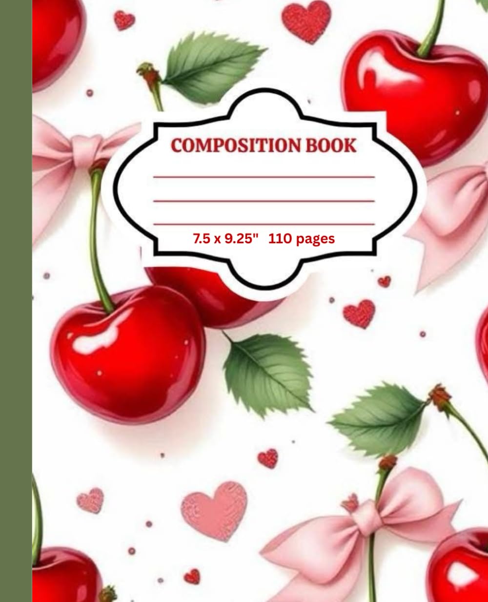 Amazon.com: Pretty Cherry Aesthetic Notebook | 7.5