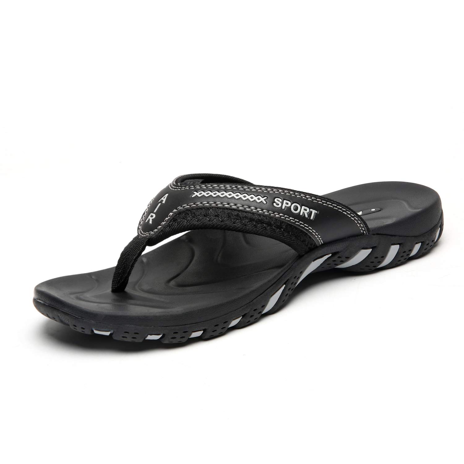 TUOBUQU Mens Casual Flip Flops Beach Summer Sandals Outdoor Slippers with Arch Support for Unisex