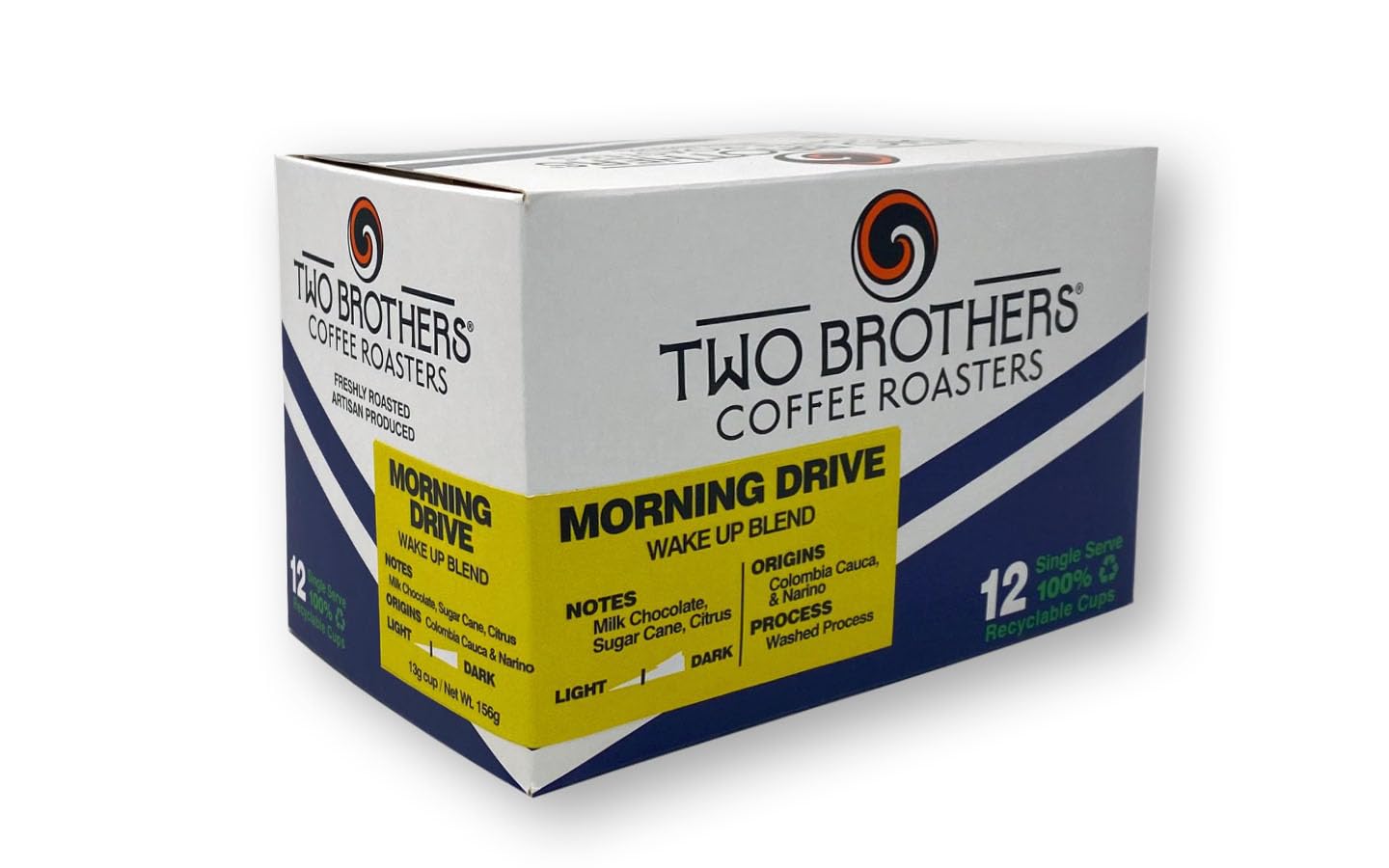 Two Brothers Coffee RoastersMorning Drive - 12 ct Single Serve Cups