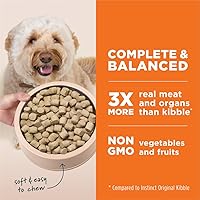 Vista 5 de Instinct Raw Meals Freeze-Dried Chicken Dog Food, 9.5 oz. Bag