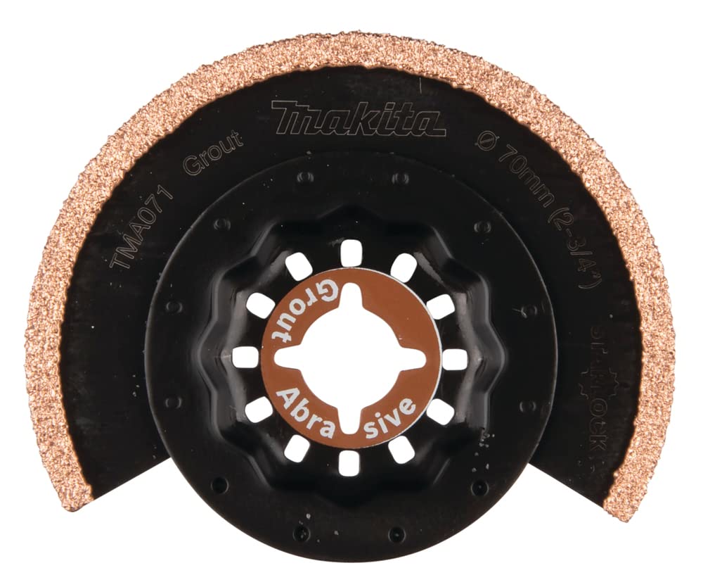 Makita Black B-65040 Multi-Tool Starlock Segment Saw Blade Tma071 Hm/Riff