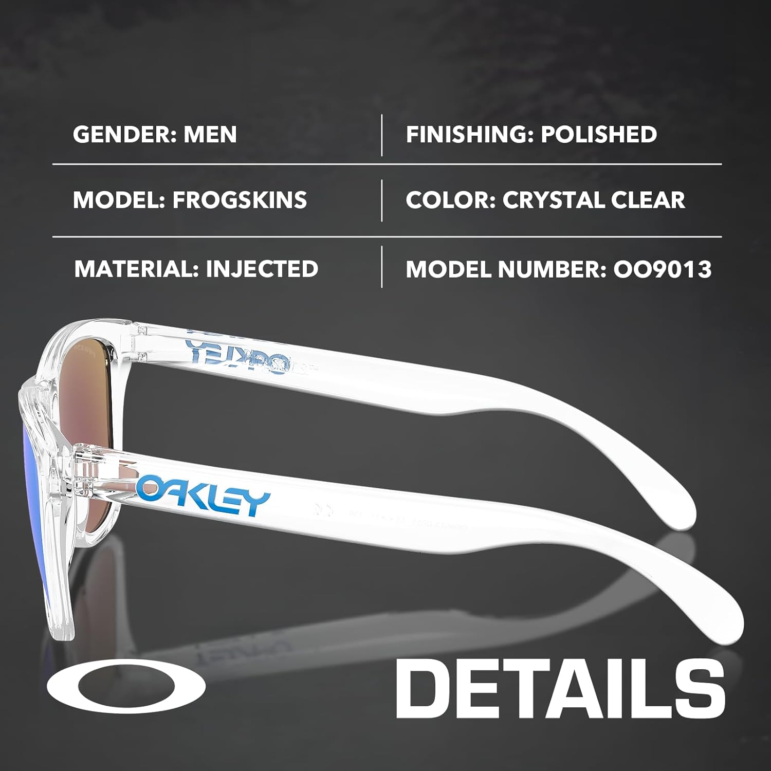 Oakley FROGSKINS OO9013 Square Shape Sunglasses With Official Eyewear Kit