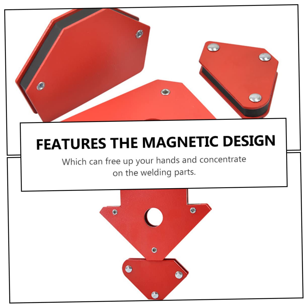 DOITOOL 6piezas Soporte De Soldadura Magnético Fijador De Soldadura Magnético Para