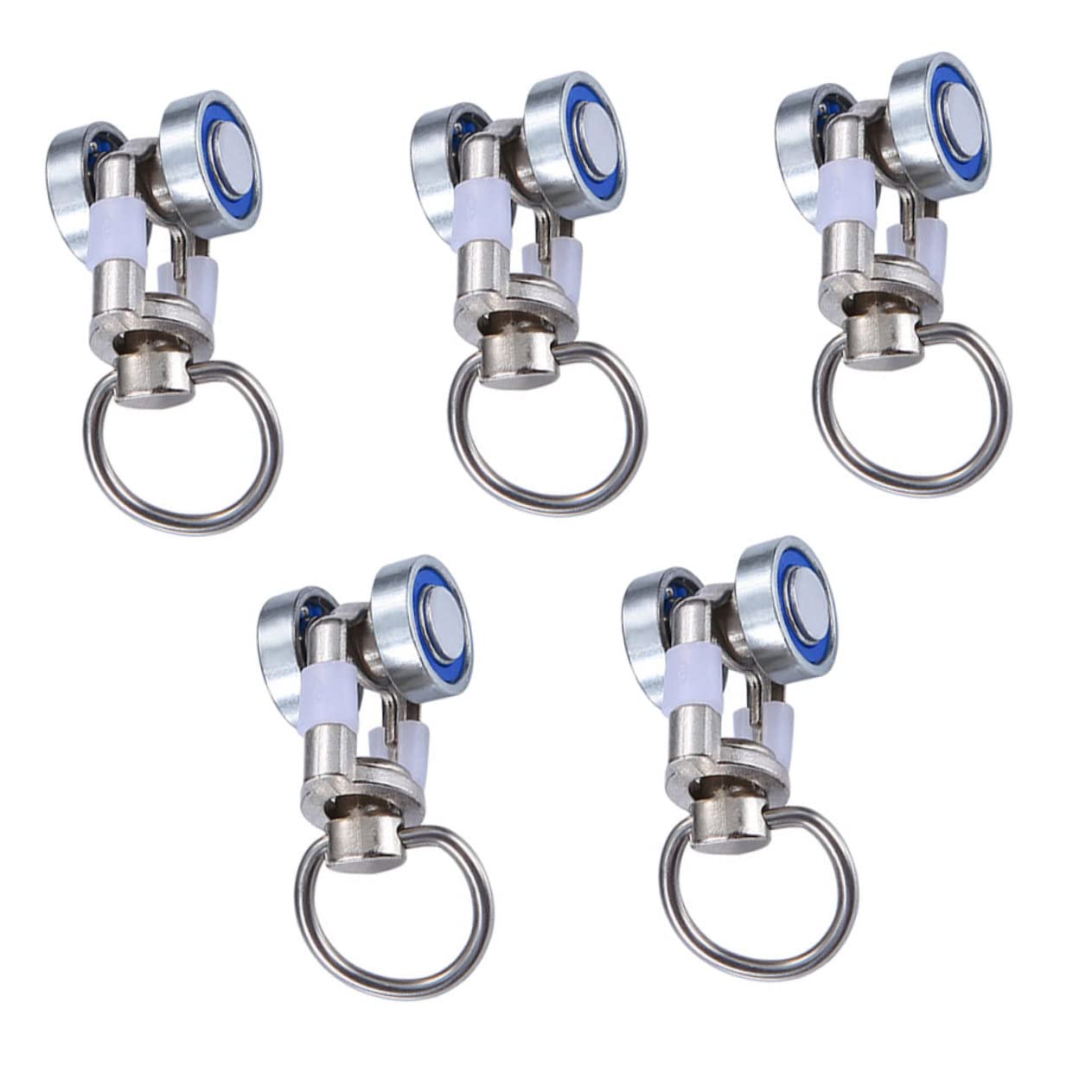 PRETYZOOM 55stücke Metall Vorhang Röllchen Mit Drehbaren Haken Robuste Und Stabile Vorhangschienen Zubehör Für Einfache Installation Und Langfristige Nutzung
