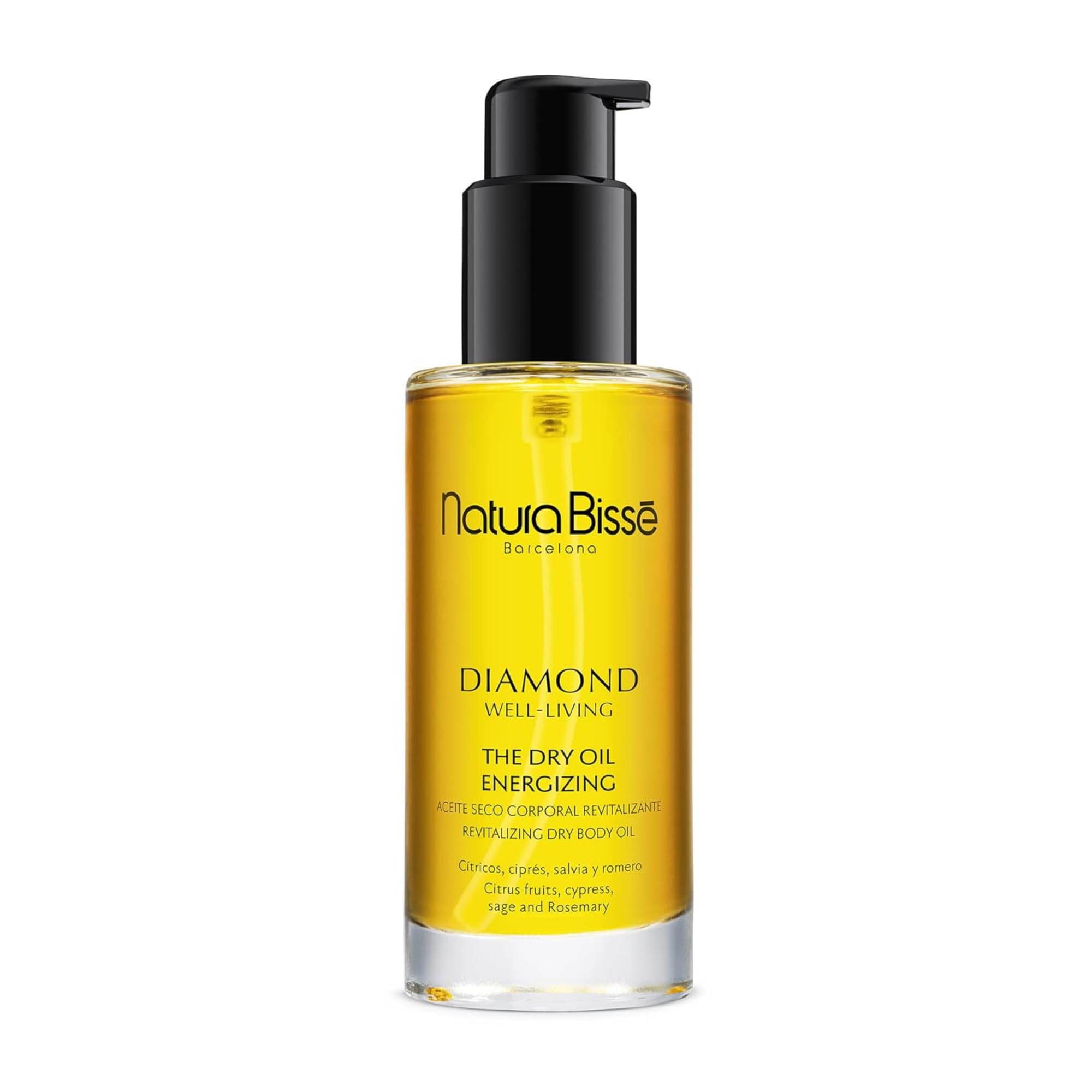 Natura Bissé Diamond Well-Living Das Trockenöl – Belebend | Revitalisierendes Körperöl mit ätherischen Ölen und Vitamin E | 200 ml