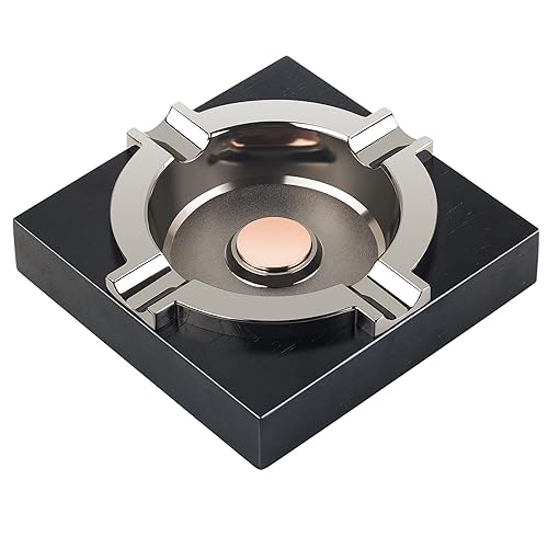 Cigar Ashtray,Cool Ashtrays Cigar Gifts for Men,Metal Cigar Tray with