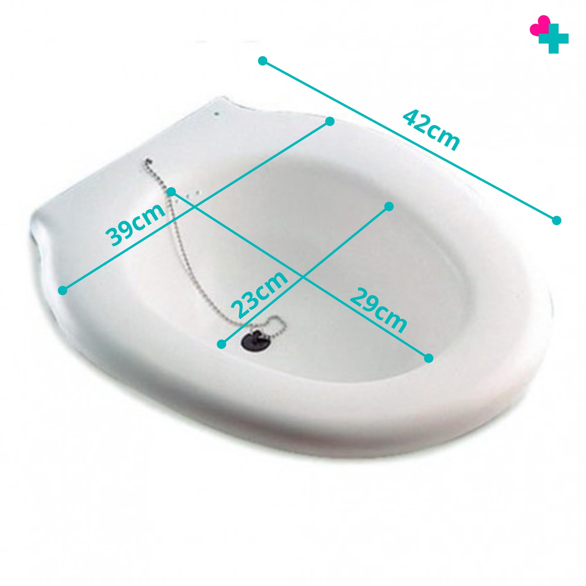 Bidet Portátil para WC 3,5 Litros | Adaptador Higiénico para Inodoro con Tapón de Vaciado | Bidet Sanitario Universal para Adultos, Mayores, Embarazo, Postparto y Movilidad Reducida