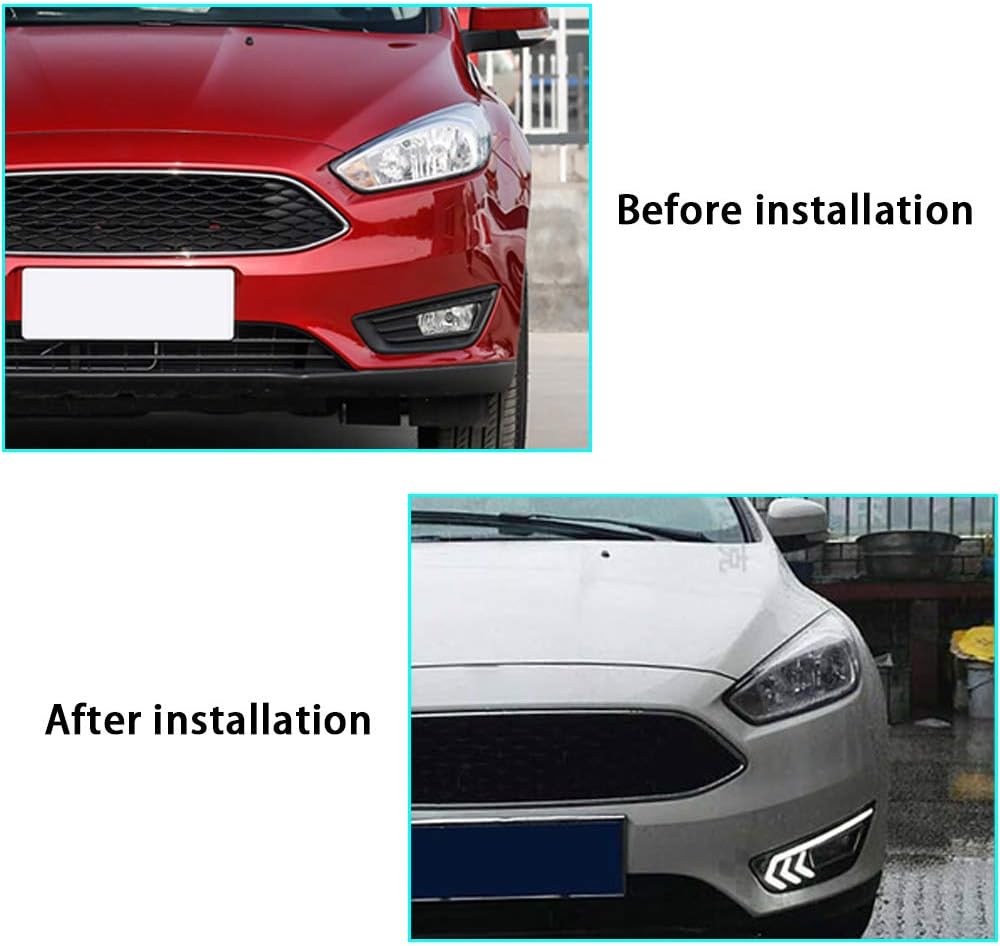 Flаѕh Dеаlѕ - 80% оƒƒ Muchkey Super Bright DRL Daytime Running Light for Ford Fusion 2013-2016 High Performance Front Bumper Fog Lamp Assembly Automotive Replacement Three-Color 1Pair Bеѕt Dеаl Muchkey Super Bright DRL Daytime Running Light for Ford Fusion 2013-2016 High Performance Front Bumper Fog Lamp Assembly Automotive Replacement Three-Color 1Pair