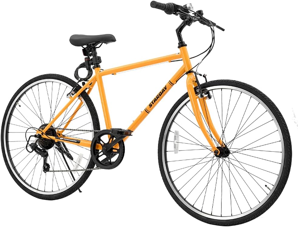 Twinkle クロスバイク自転車 シマノ製7段変速 軽量 4色 前後ブレーキ じてんしゃ