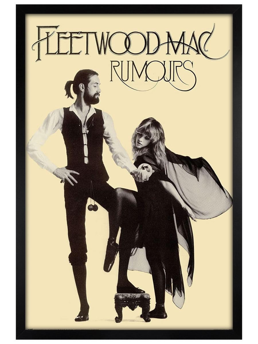 Grindstore Fleetwood Mac (Rumours) Maxi Poster - Black Wooden Framed