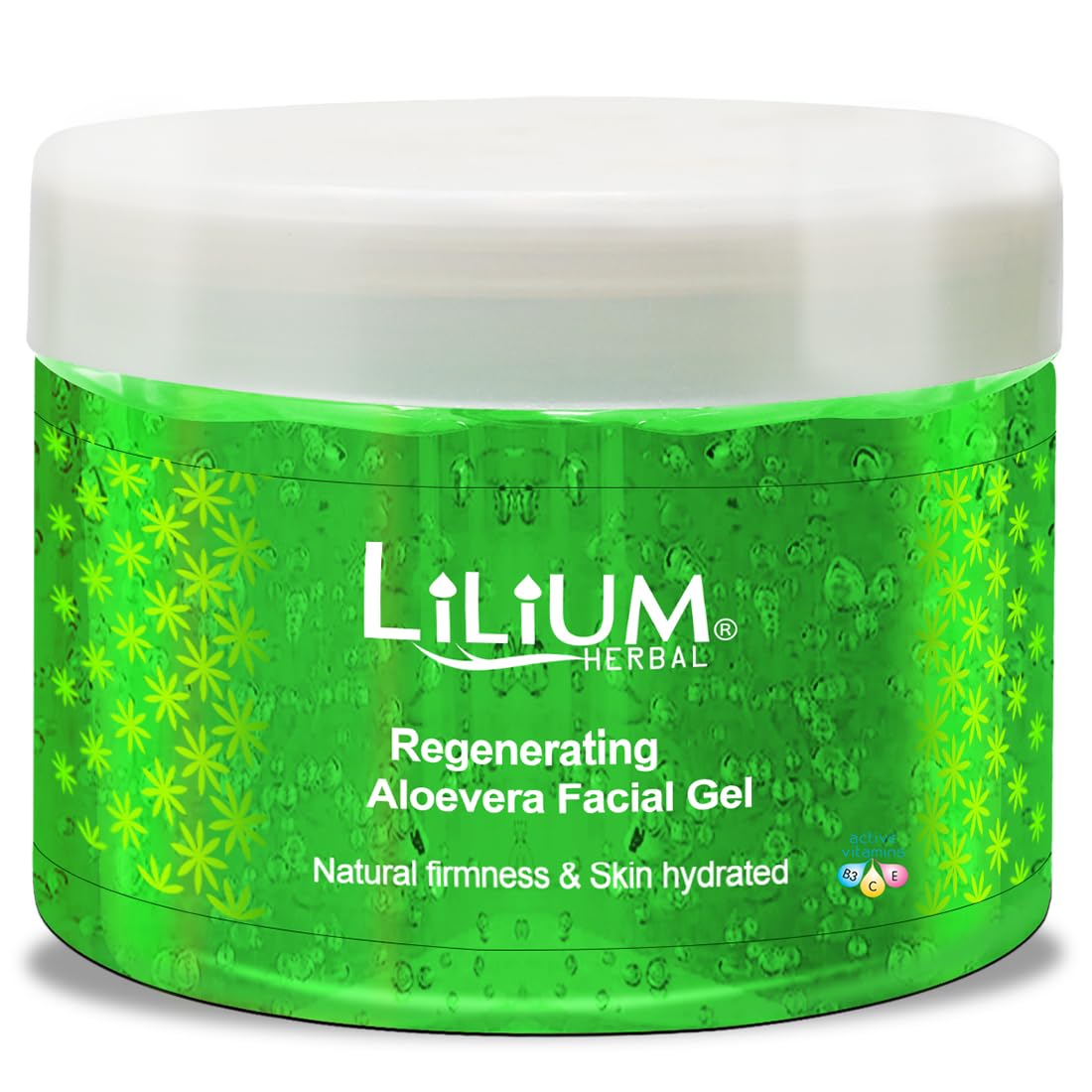 Lilium Aloe Vera Facial Gel 900ml Regenerating | Lightweight & Non-Greasy | Cooling Sensation & Anti-inflammatory Properties Of Aloevera | Soothing Skin & Face | 100% Vegan, Vitamin B3, C & E