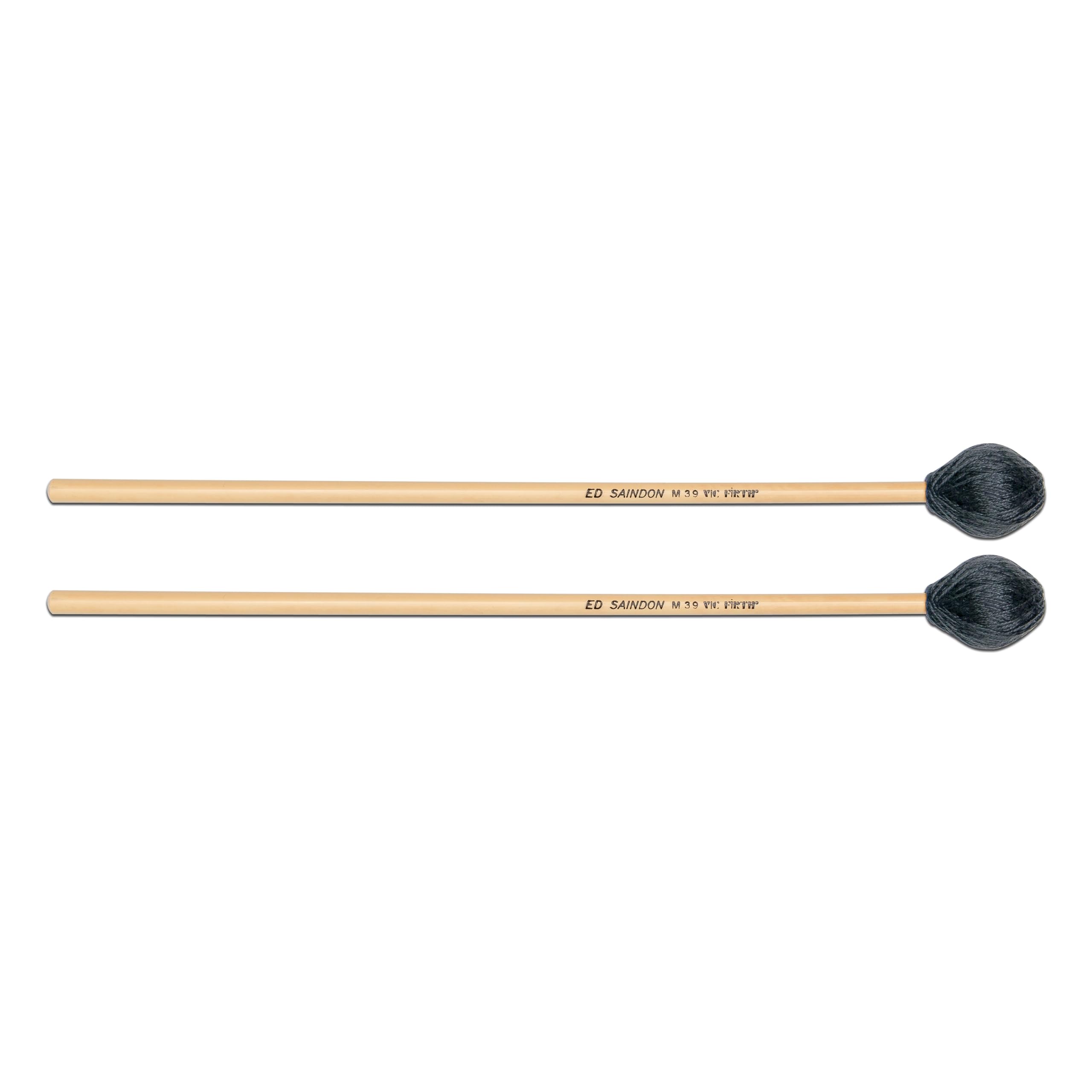 Vic Firth - Bacchette per Vibrafono Serie Corpsmaster® Signature - M39 - Ed Saindon - Corde - Medio - Nere
