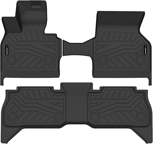 Miniatura 2 de Auxko Alfombrillas para todo tipo de clima, aptas para BMW iX 2022-2024, forros de goma de elastómero termoplástico, accesorios para BMW iX